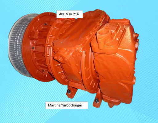 Turbocharger Efisiensi Tinggi ABB VTR 214 Martine Dari 250kW Sampai 10000kW