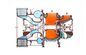 Turbin Aliran Aksial Seri NA / TCA IHI MAN Turbocharger Untuk Mesin Diesel Laut